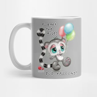 Forget the rules - pop balloons! Mug